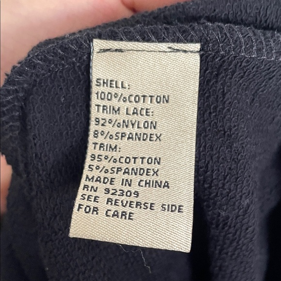 D&G Black Knit Top womens size 2X - Picture 6 of 6